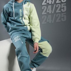 طقم ولادي شتوي "ميلتون قطن" بتبطين داخلي – قطعتين