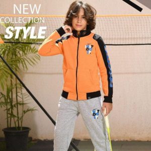 طقم أولادي شتوي "ميلتون قطن" بتبطين حراري – مقاسات محيرة (6-14 سنة)